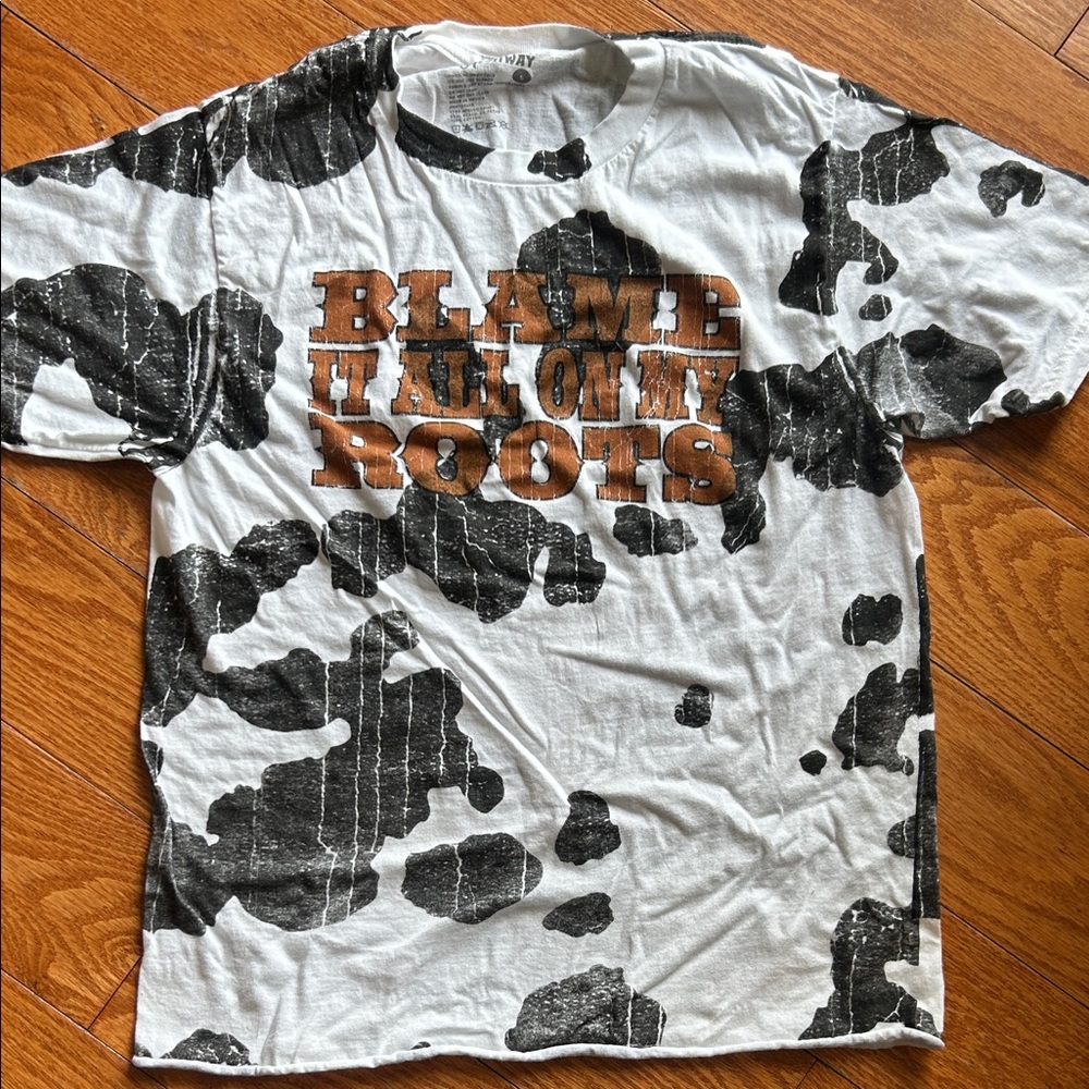 Affliction Black and White Graphic Tee